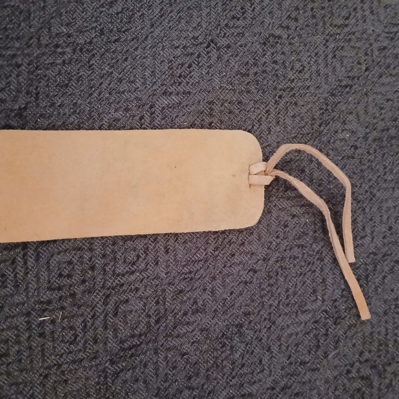 Handcrafted Leather Bookmark with Native Design ( Bag D ) - Picture 2 of 2